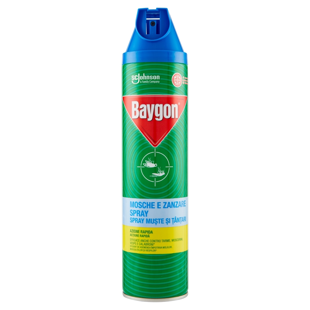 Baygon Mosche e Zanzare Spray 400 ml